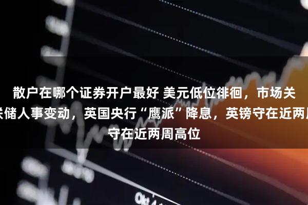 散户在哪个证券开户最好 美元低位徘徊，市场关注美联储人事变动，英国央行“鹰派”降息，英镑守在近两周高位